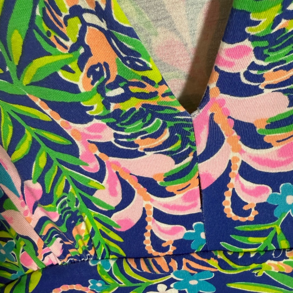 Lilly Pulitzer Pearce Maxi Borealis Blue How You Like Me Prowl Large - Picture 8 of 8